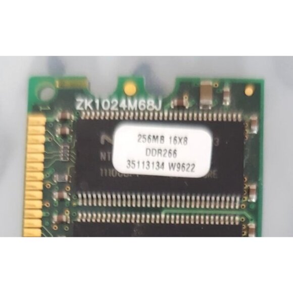 256MB 2RX8 SDRAM SD PC133 133MHZ CL3 168PIN NON-ECC DUAL RANK 16X8 - Picture 2 of 3